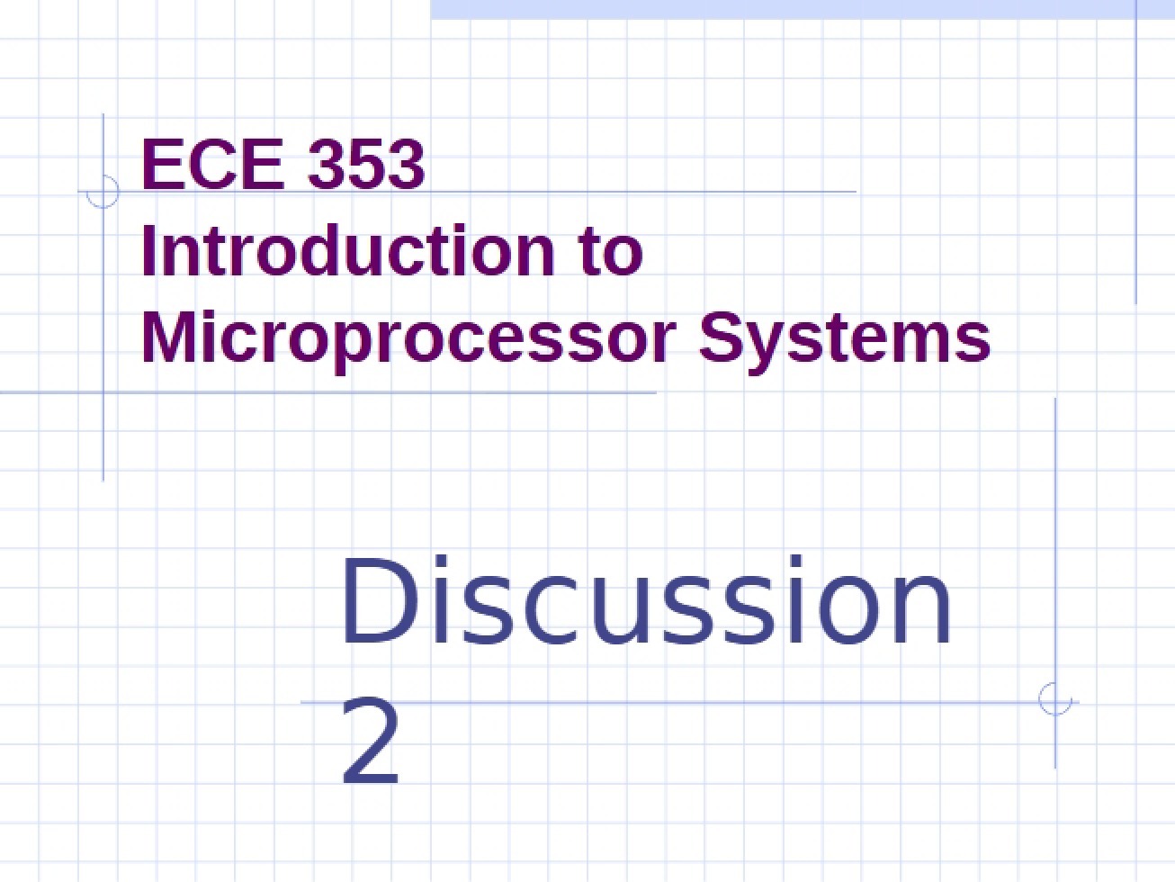 Discussion Five