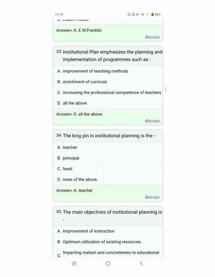 Strategies for Institutional Planning in Teaching Methods
