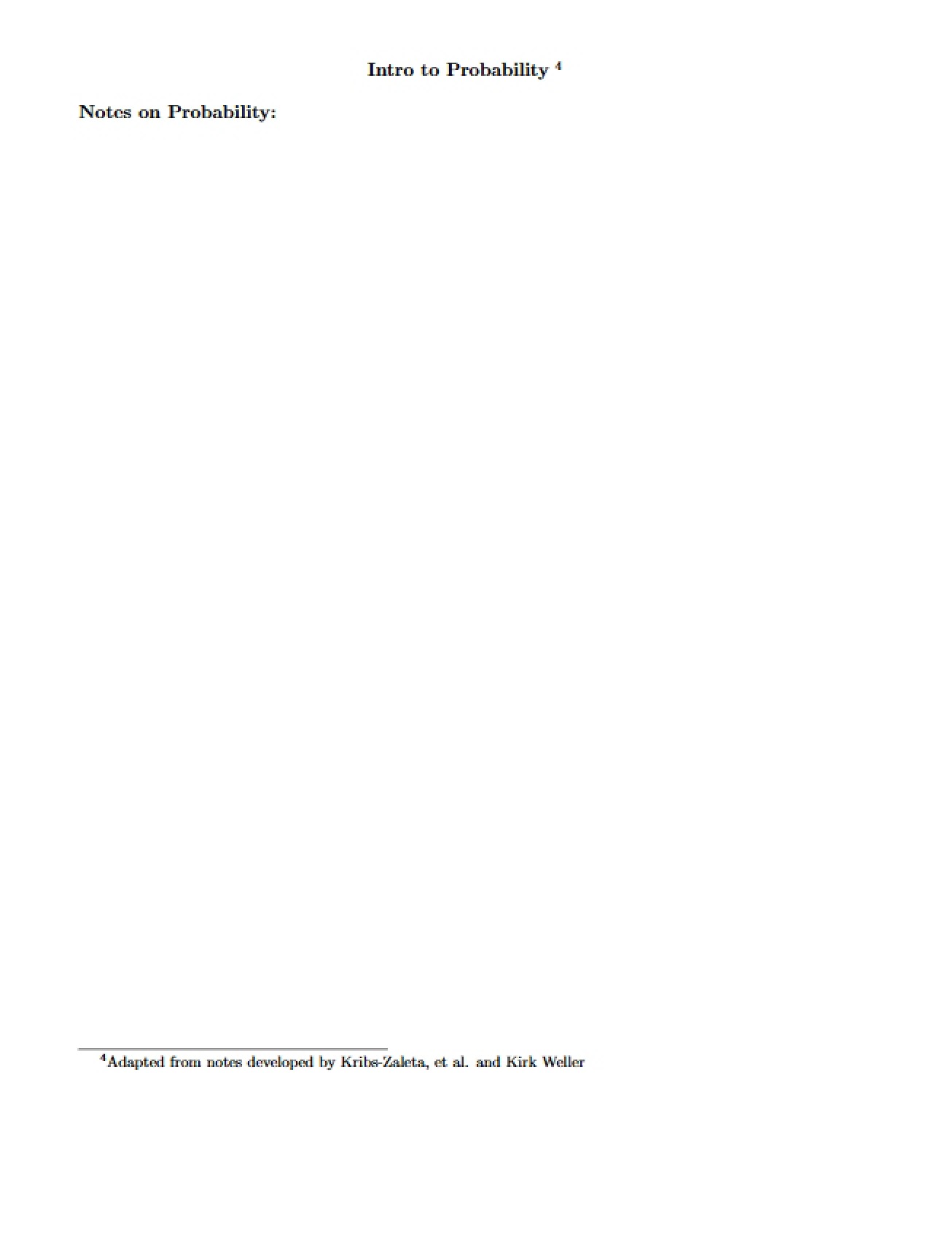 Section 13.1 Probability