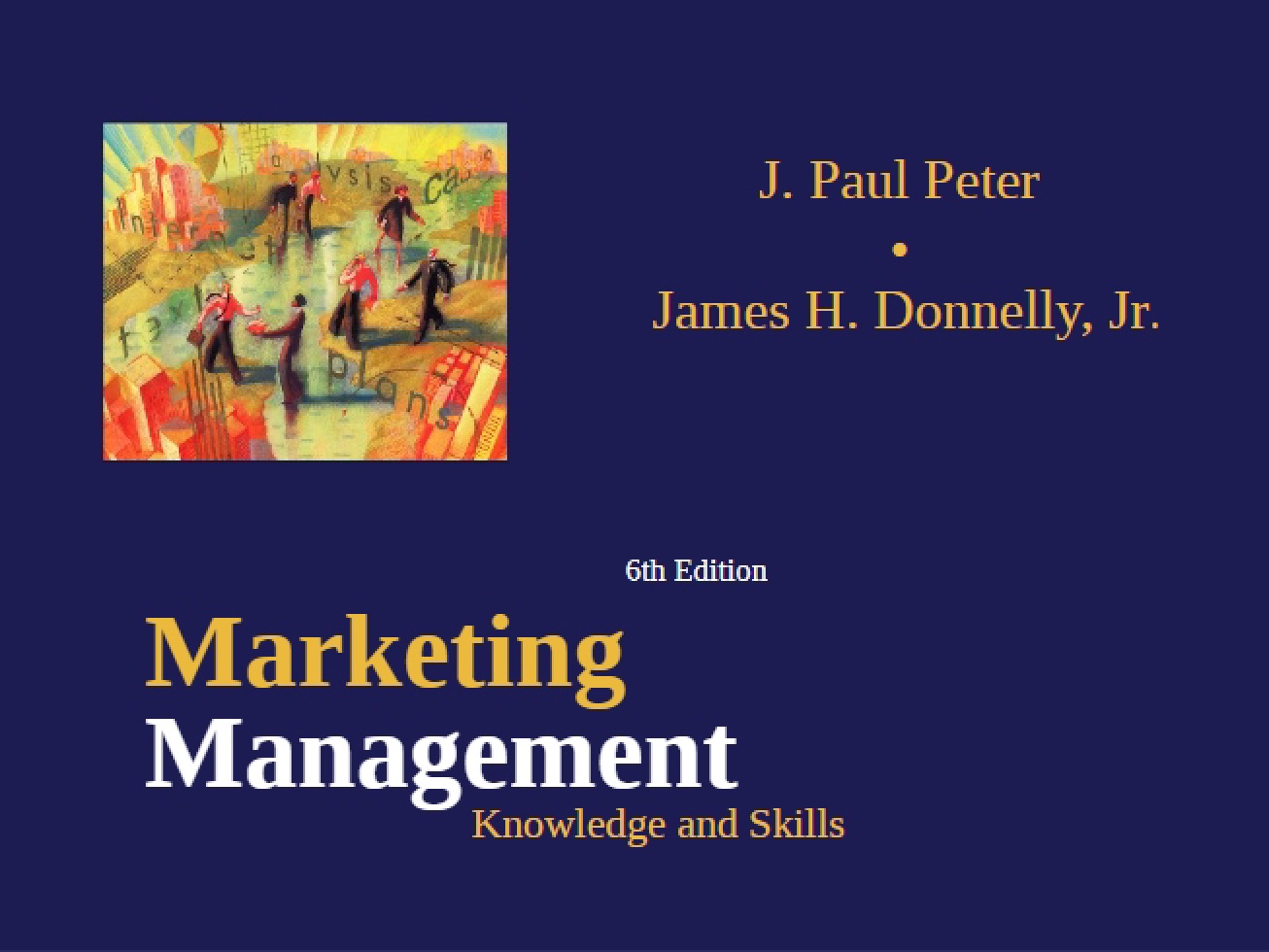 Knowledge and Skills for Marketing Mgmt