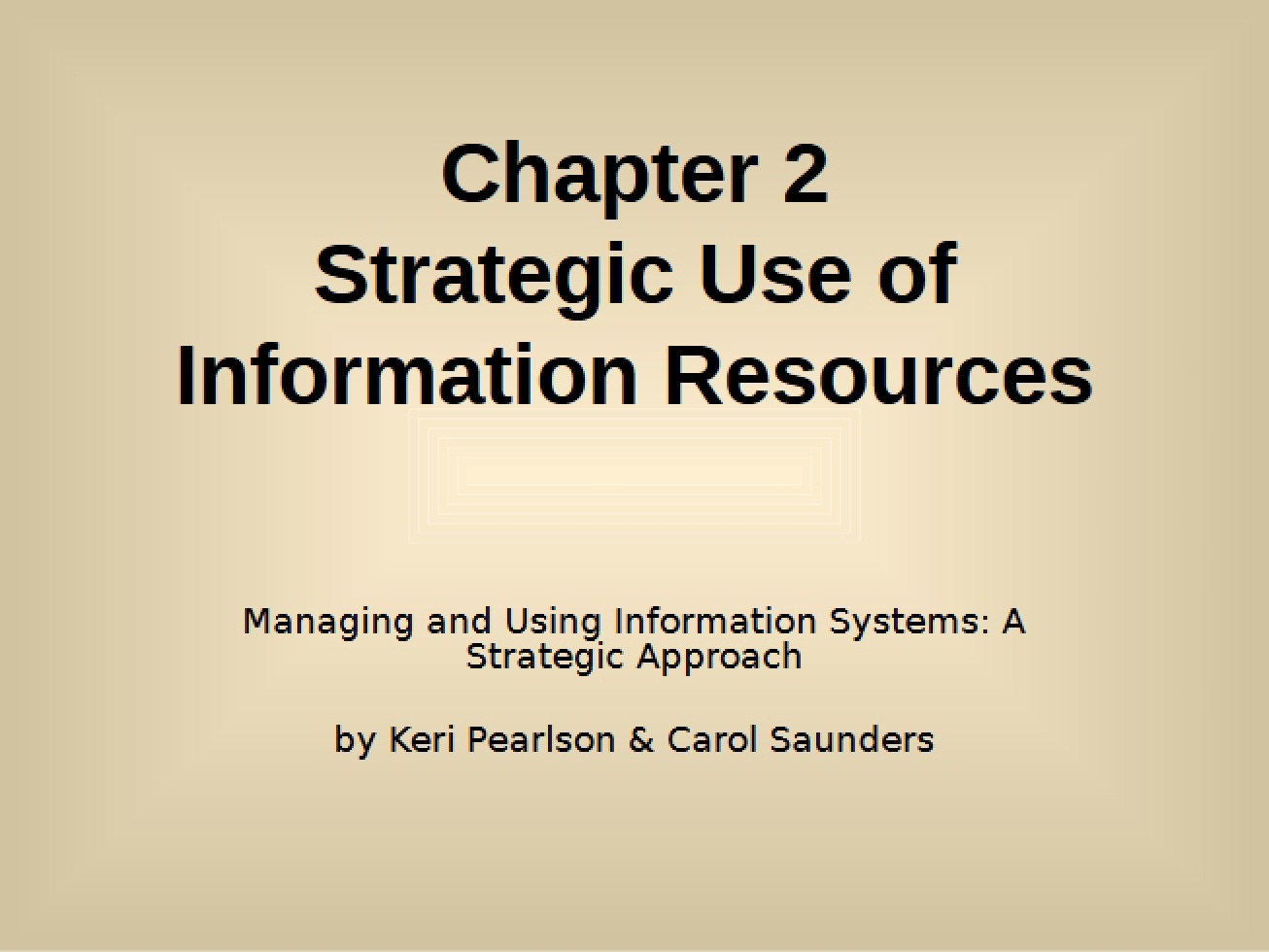 Information Resources Strategic Usage