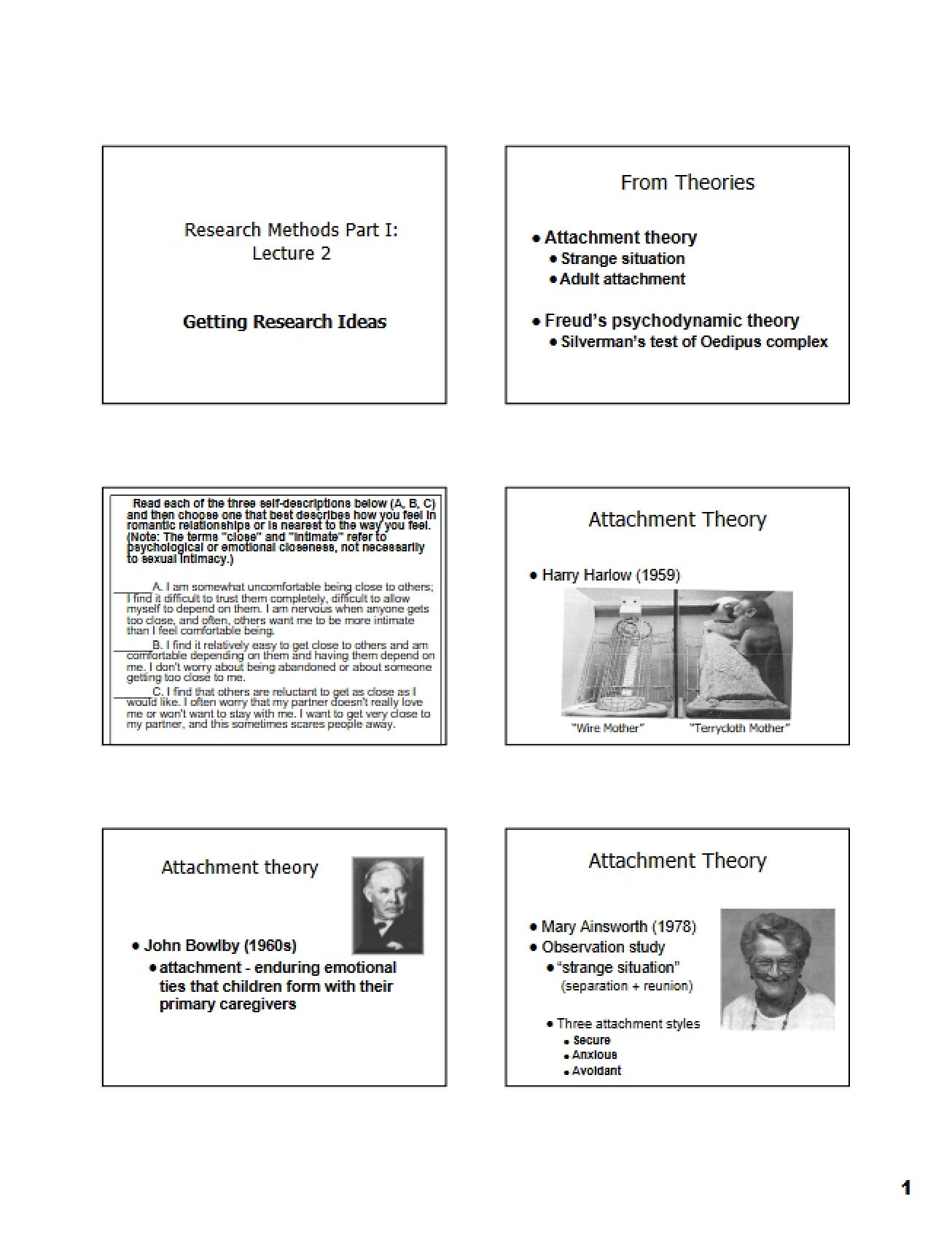 Research Idea Generation V1