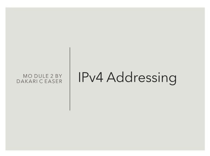 IPv4 Addressing - Finding Your Default Gateway IP Address