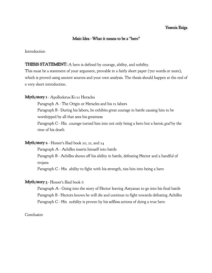 What it Means to be a Hero - Courage, Ability, and Nobility