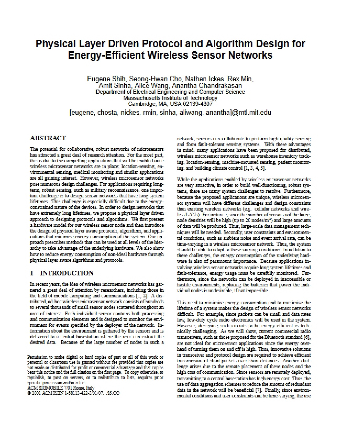 Protocol and Algorithm Design Driven by the Physical Layer