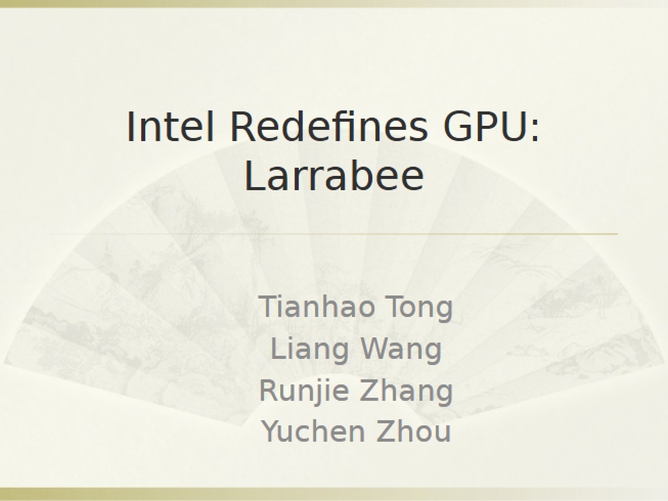 Larrabee Intel's GPU Redefinition