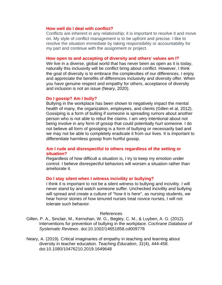 Workplace Conflict Resolution and Diversity Strategies