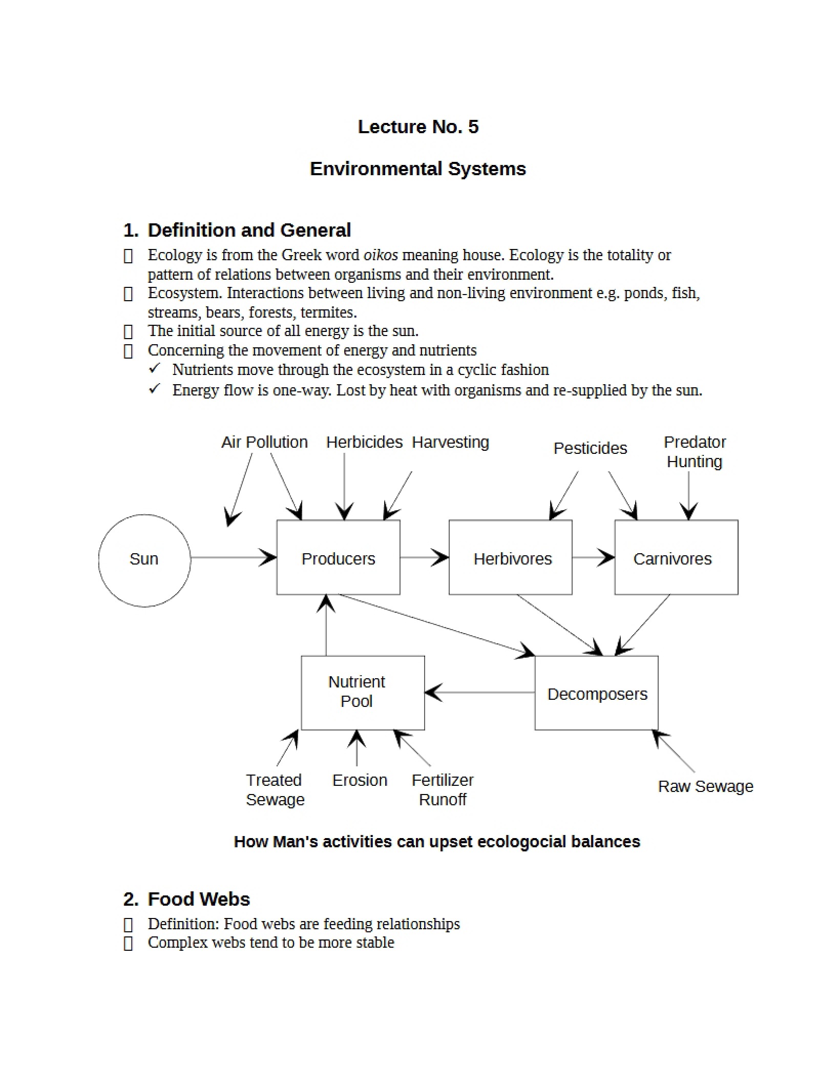 Environmental Eng Lecture 5