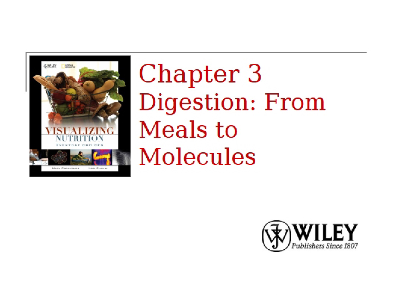 Chapter 3 Digestion