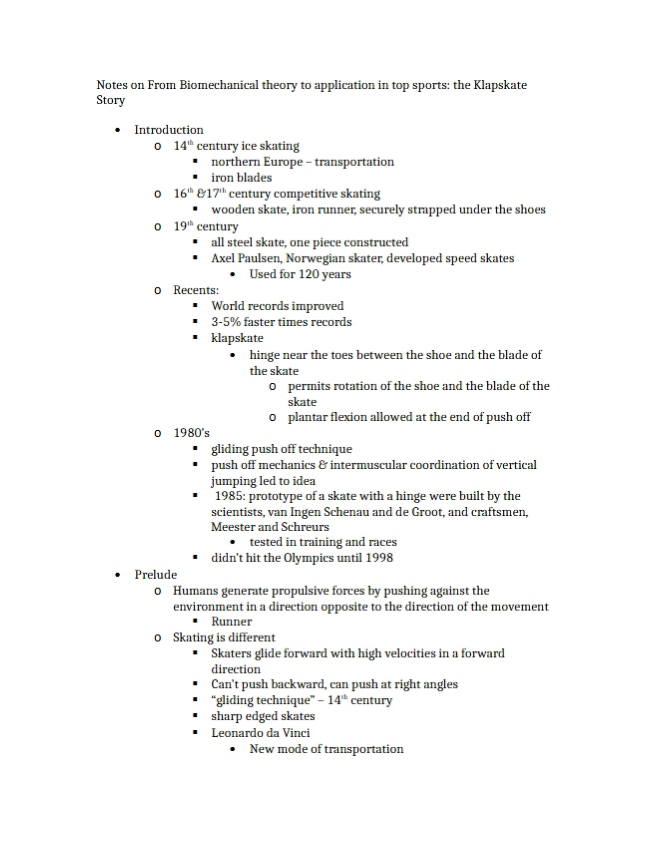 Application of Biomechanical Theory in Top Sports