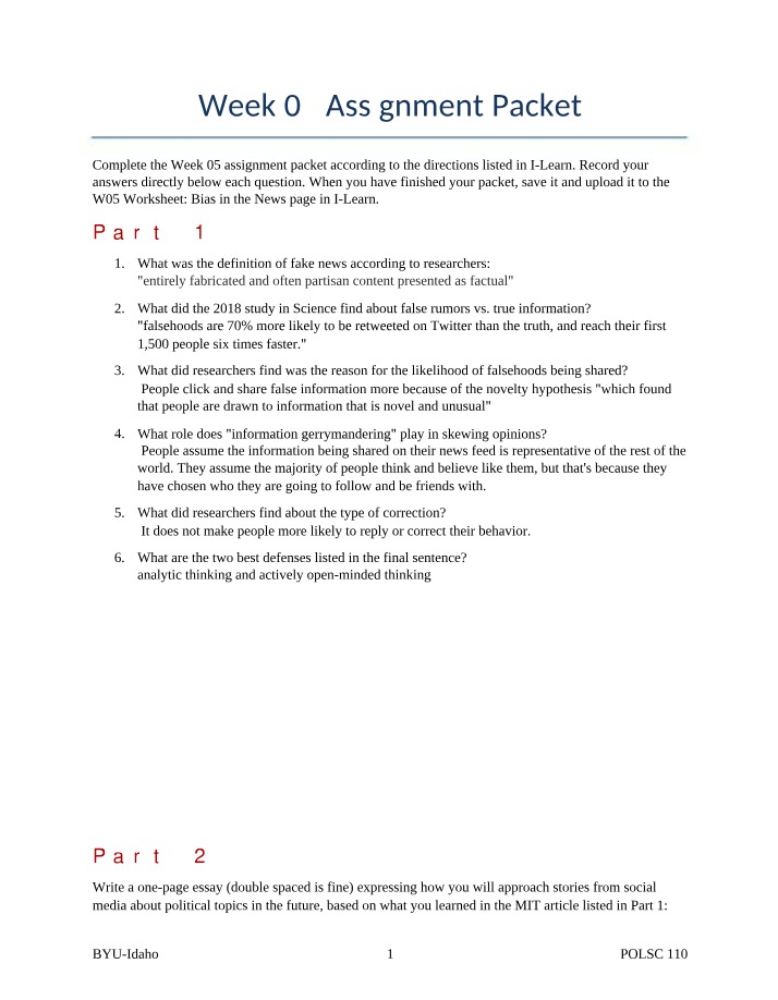 POLSC110 Week 05 Assignment Packet
