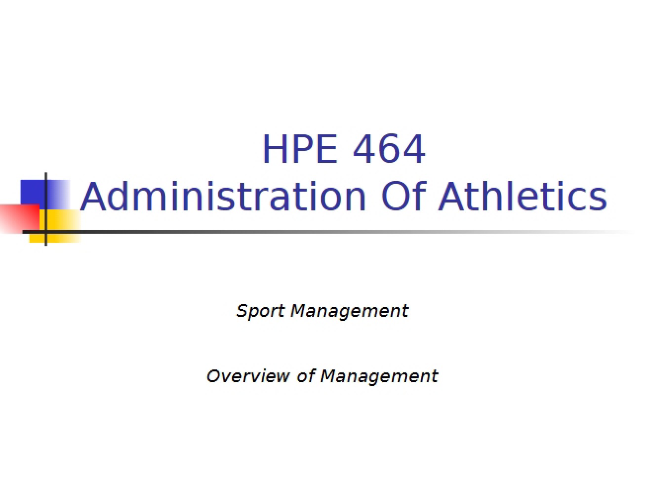 Measurement in Sport Management