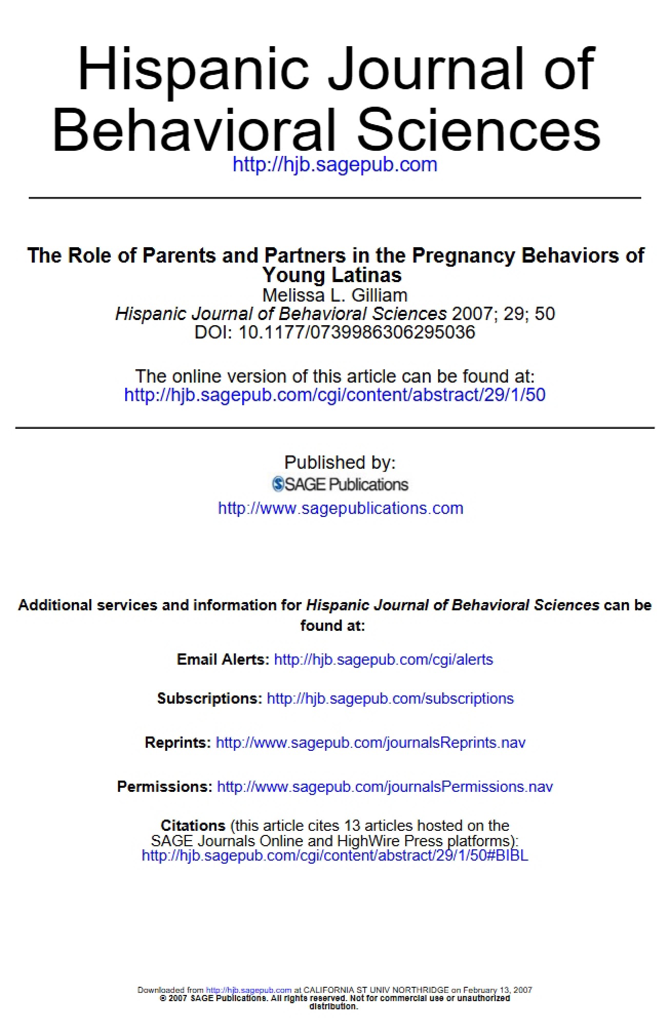 Partners and Parents Their Roles