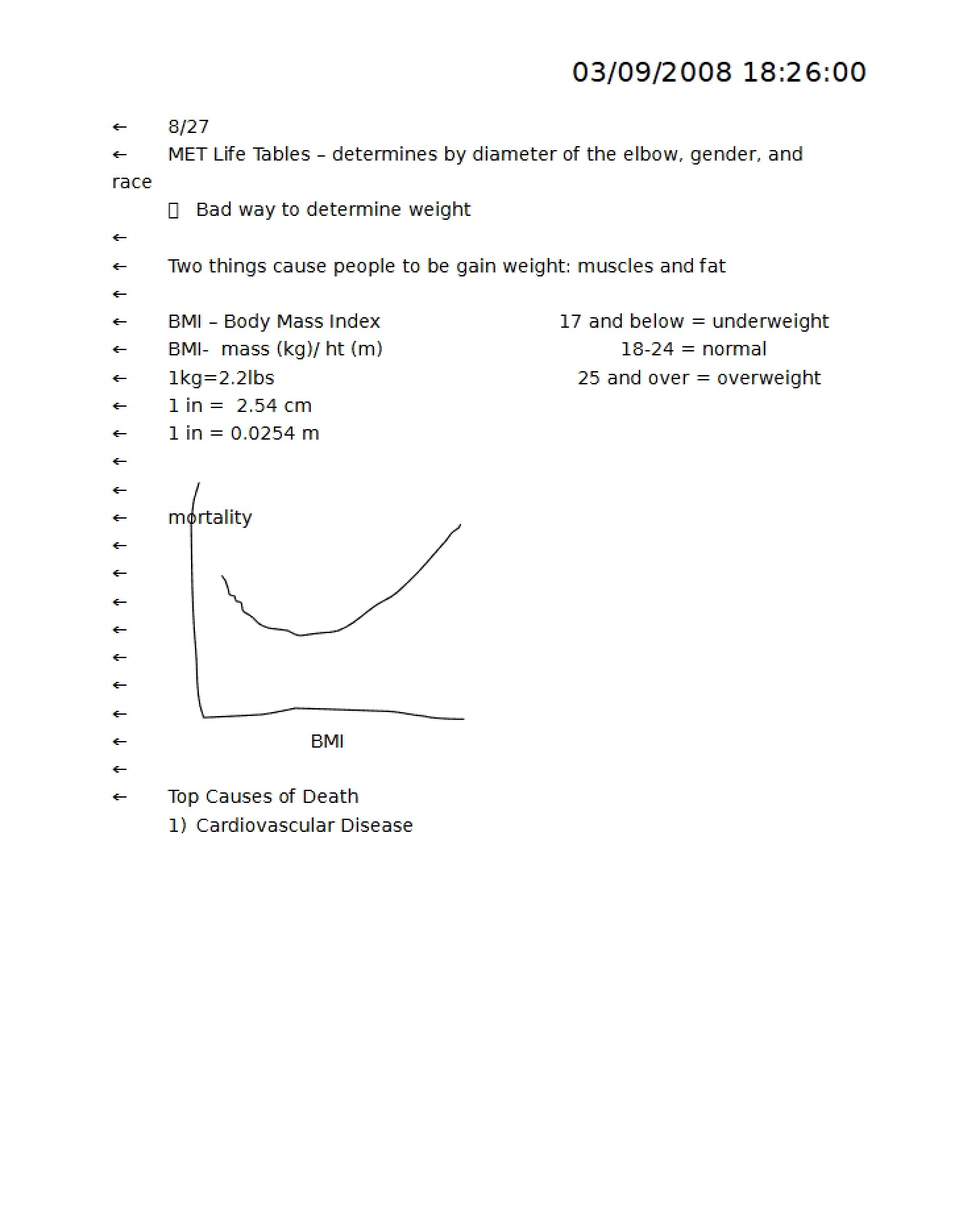 Week One Lecture Notes