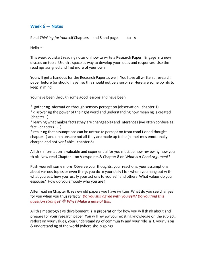 Developing Critical Thinking Skills for Research Papers