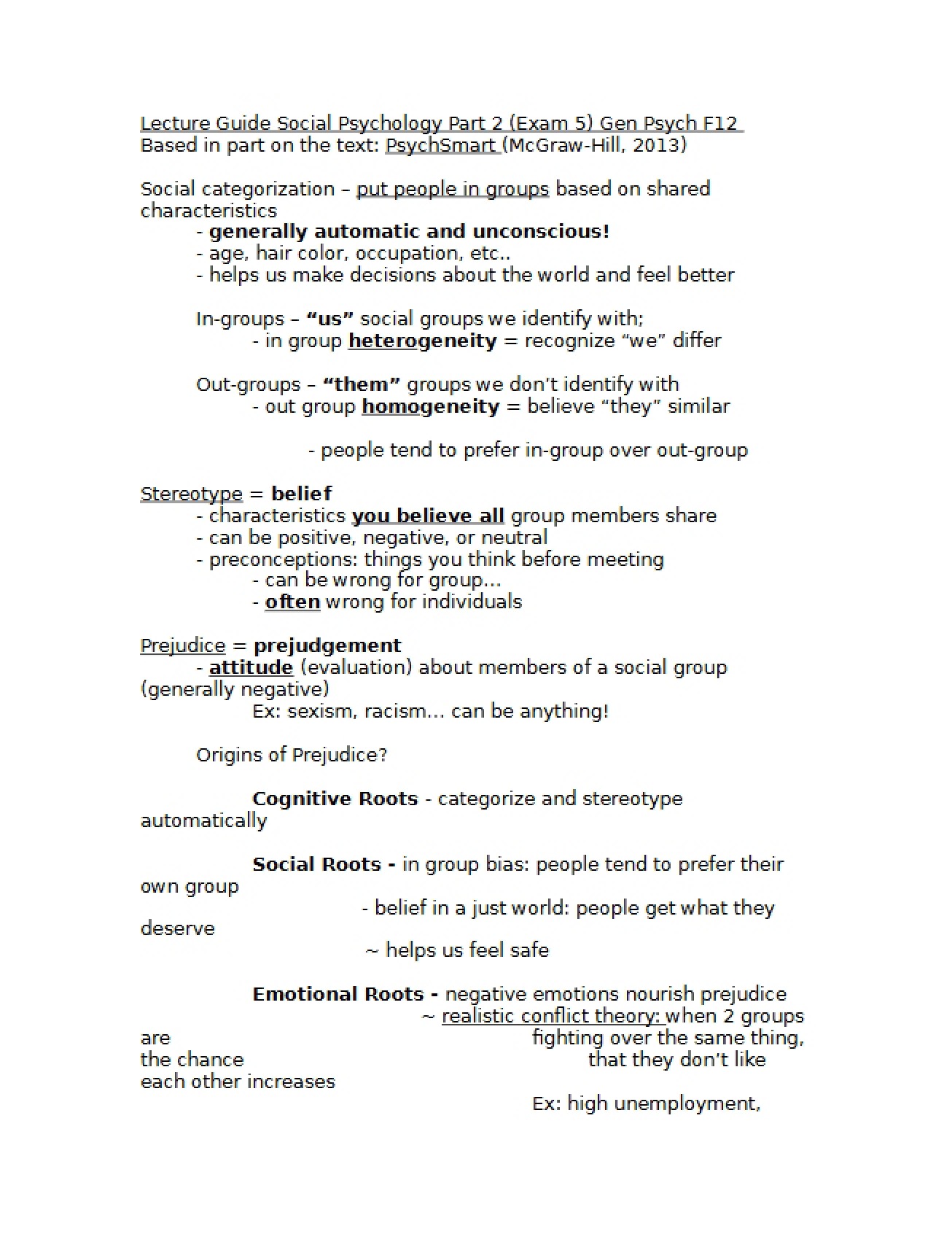 General Psychology Exam 5 - General Psychology