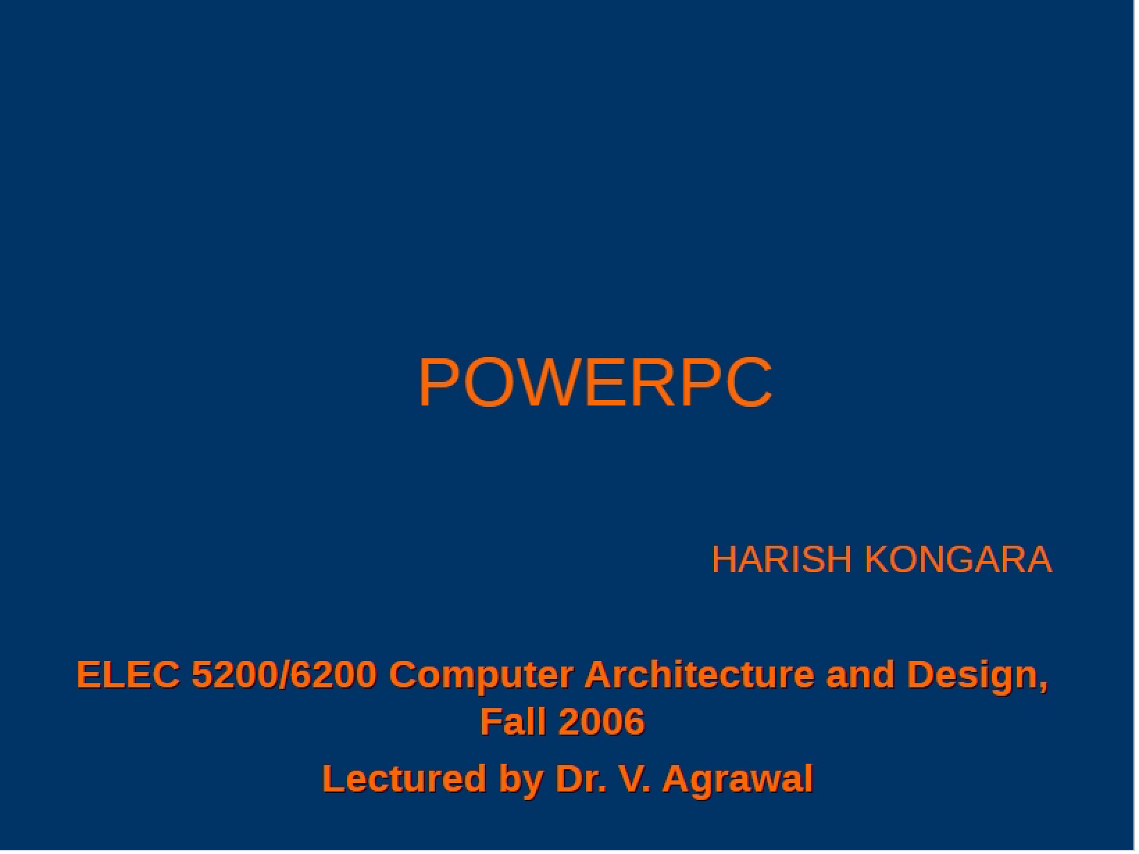PowerPC Architecture Part 2