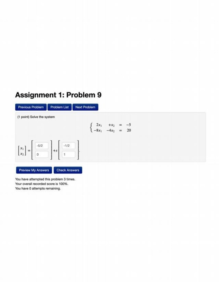 Problem 9 - Assignment 1