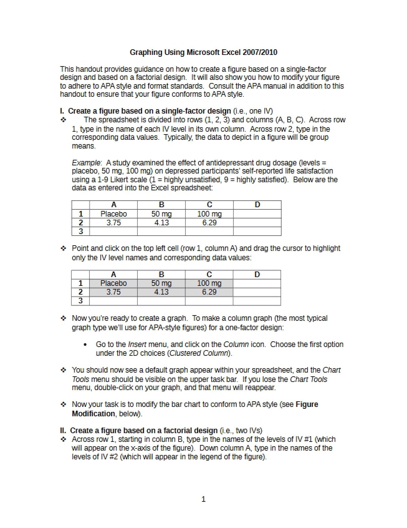 Excel Graphing (S14 225)