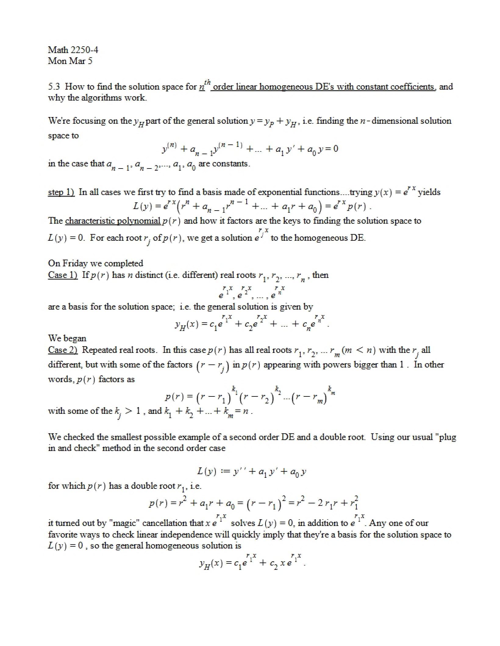 Algorithmic Procedures