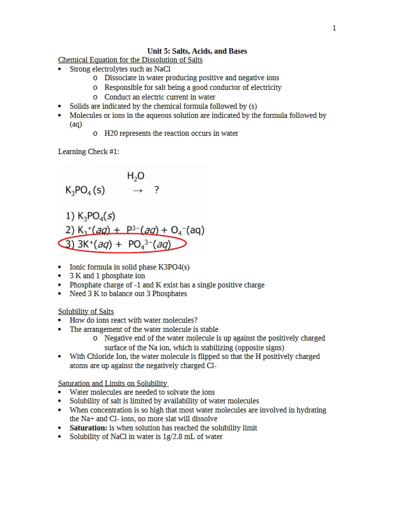 Acids, Bases, and Salts Overview