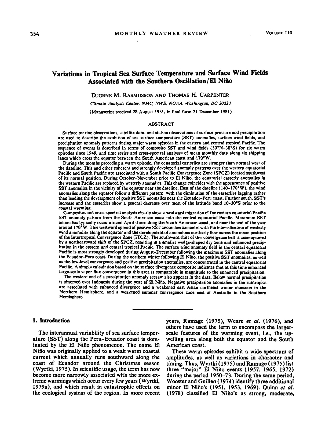 Sea Surface Temperature Variability in the Tropics