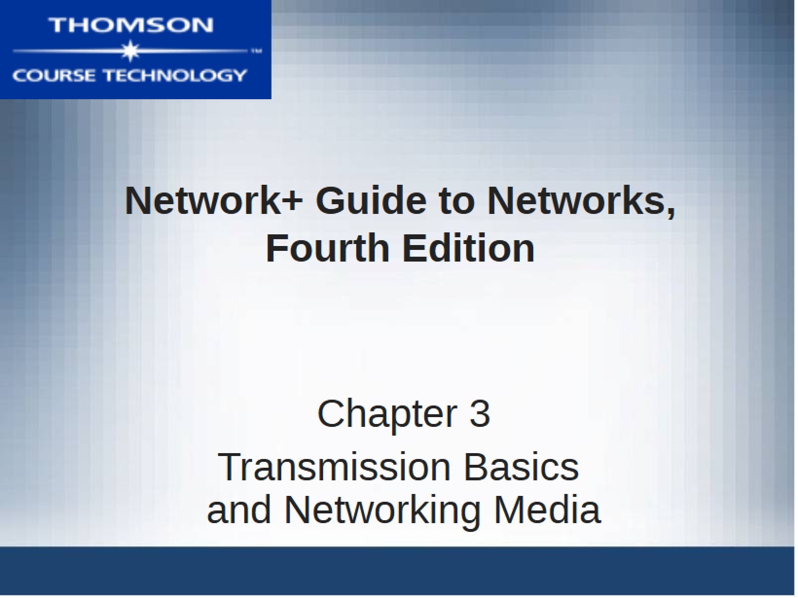 Networking Media and Transmission Fundamentals