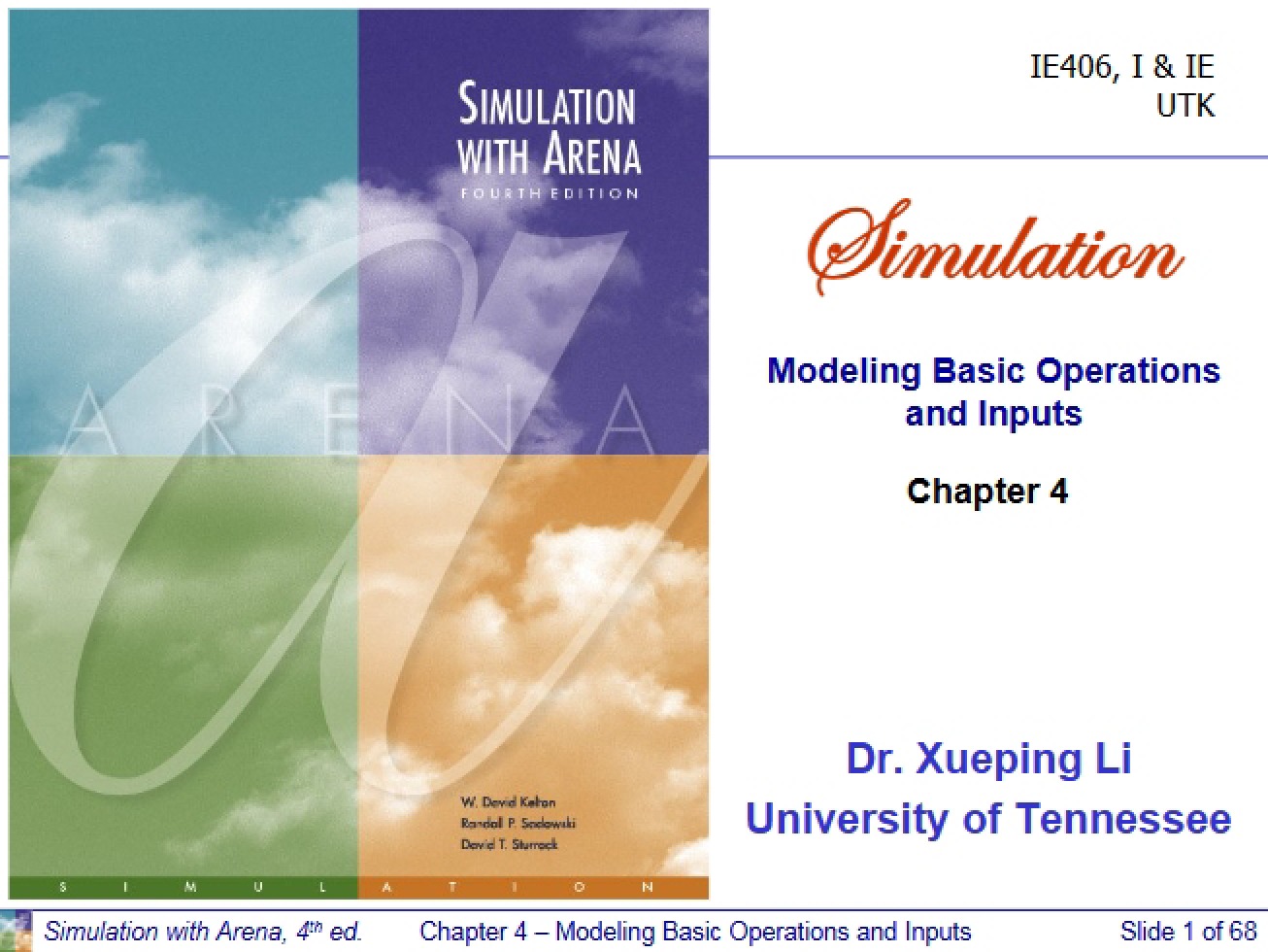 Basic Operations and Input Modeling