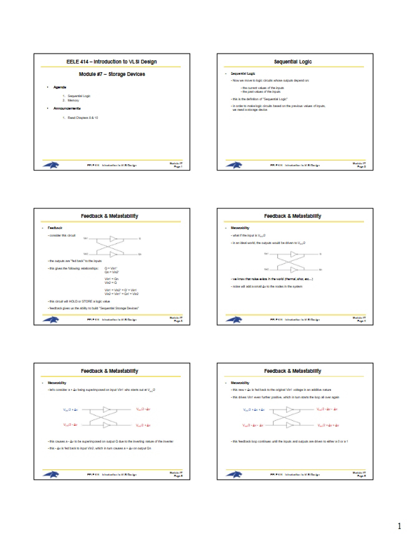 Devices for Storage Module 7