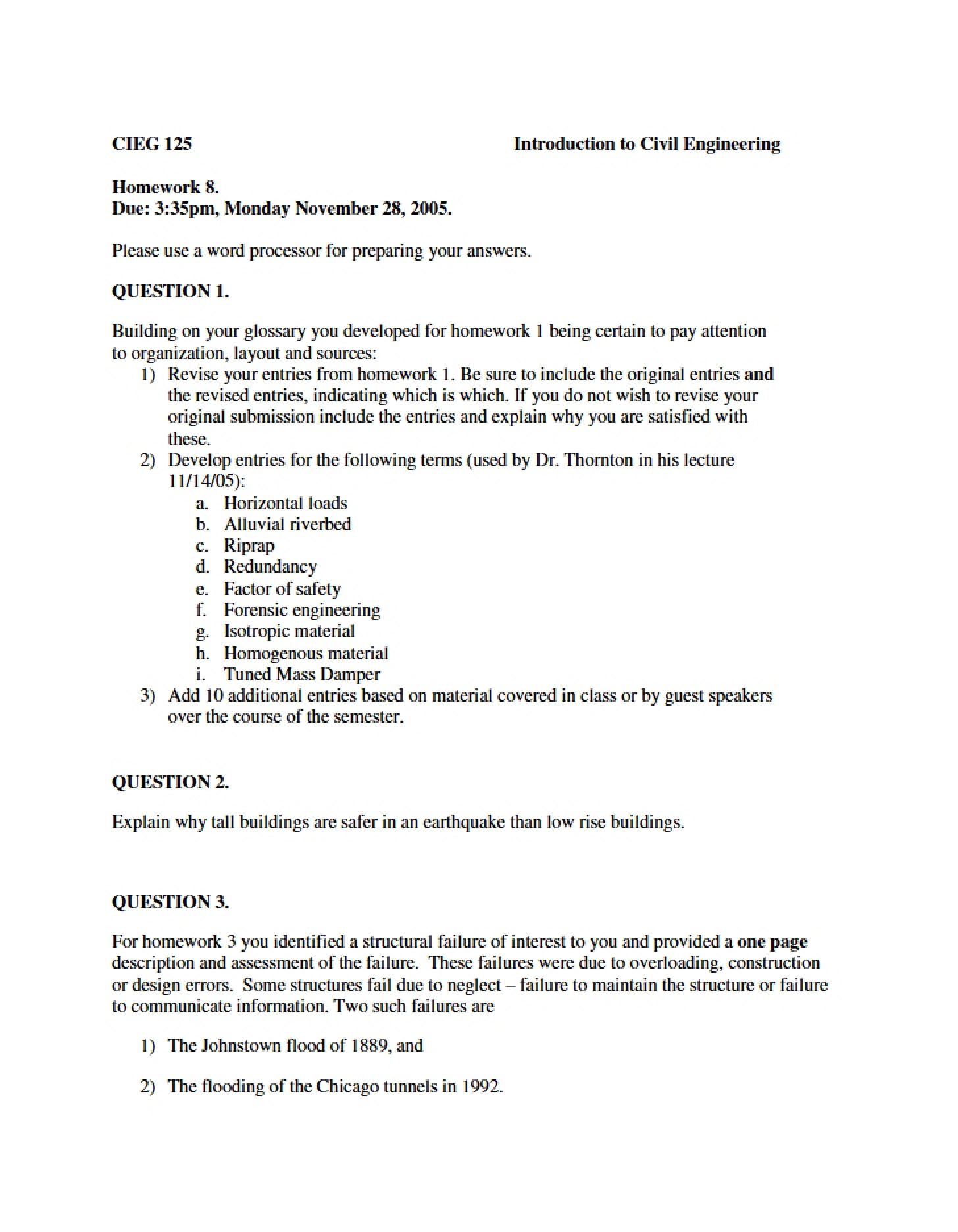 Civil Engineering Introduction