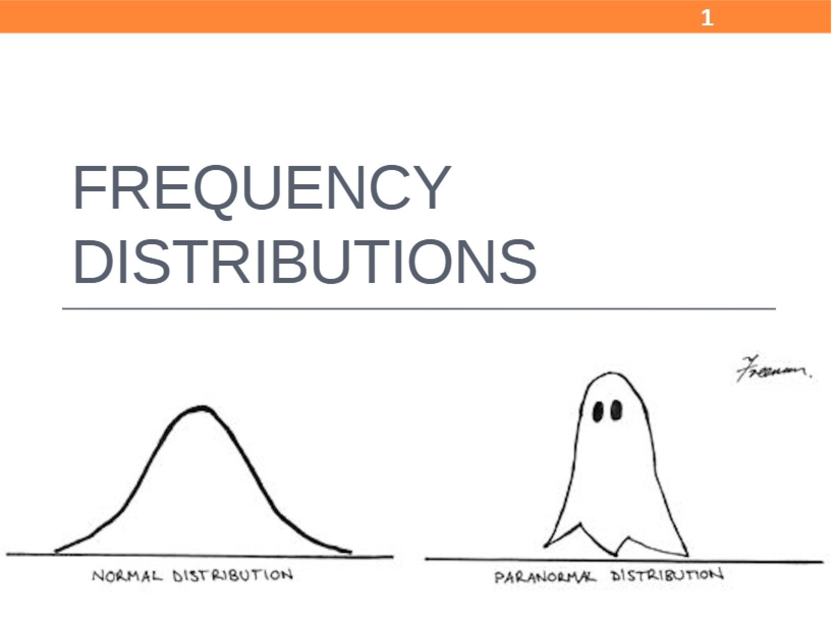 Distributions of Frequency - Lecture 08