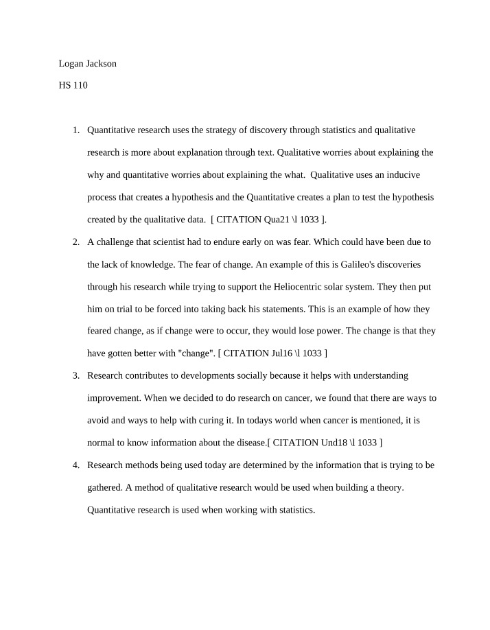 Qualitative and Quantitative Research Roles