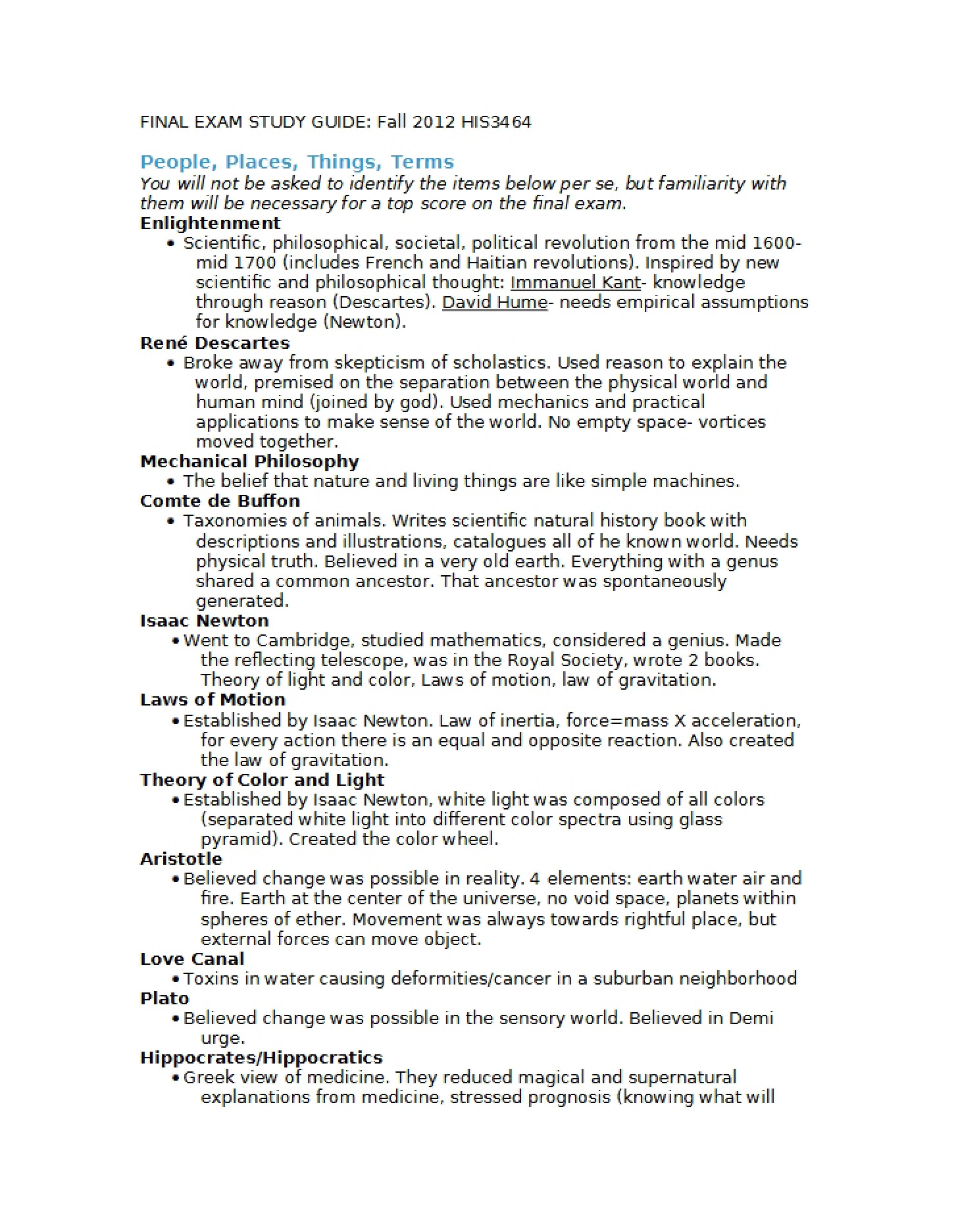 Final Examination Success Guide