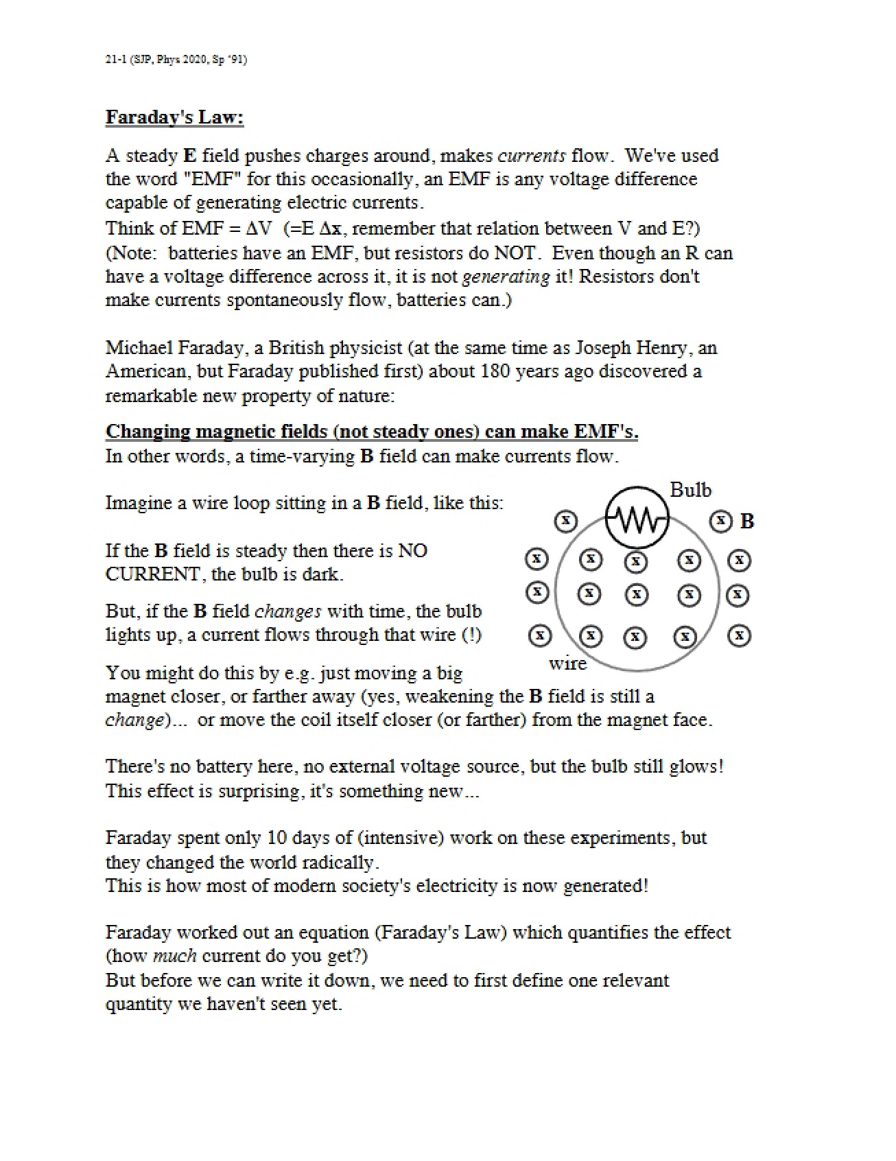 Third Look at Faraday's Law