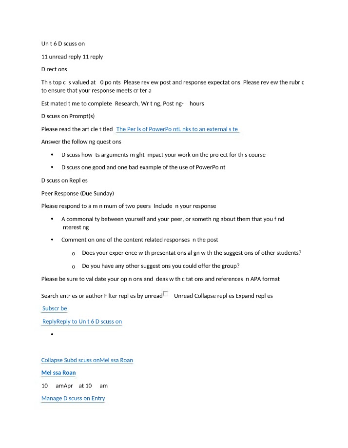 BU491 - Discussion Board