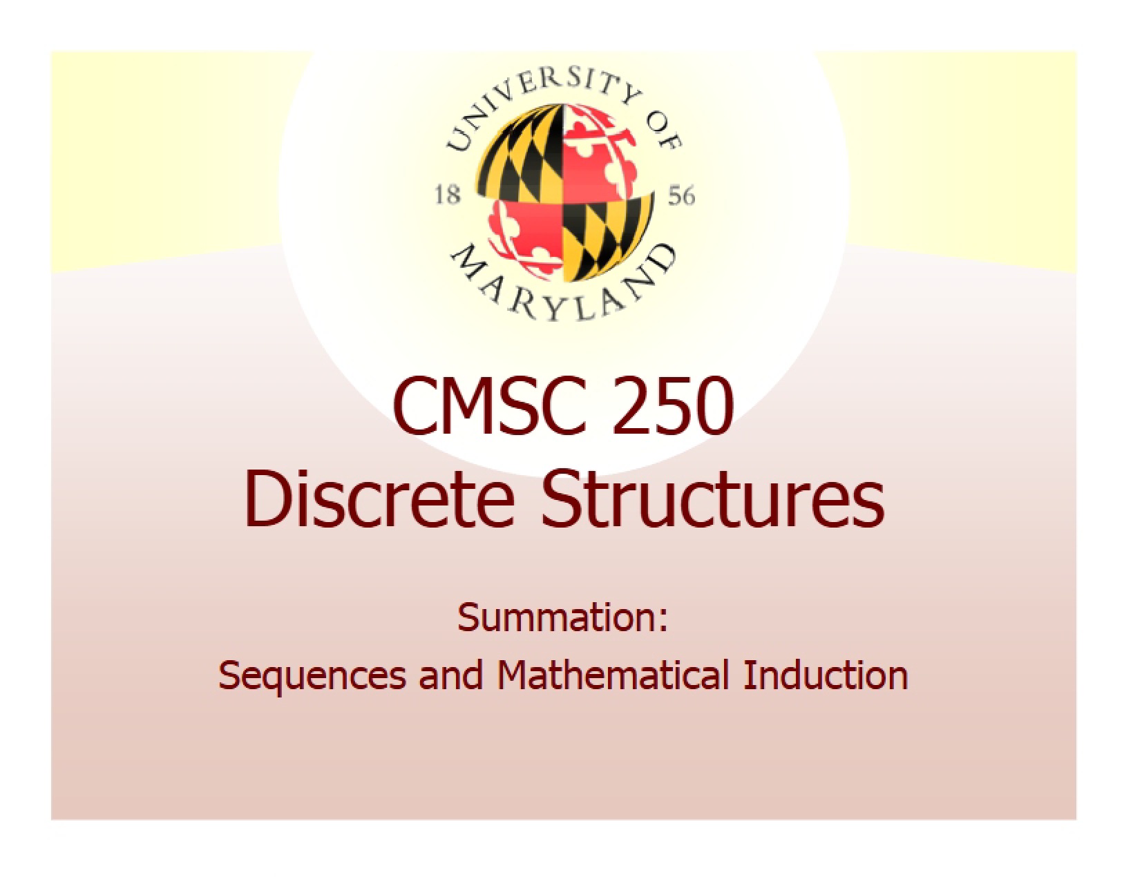 Induction, Sequences, and Summation