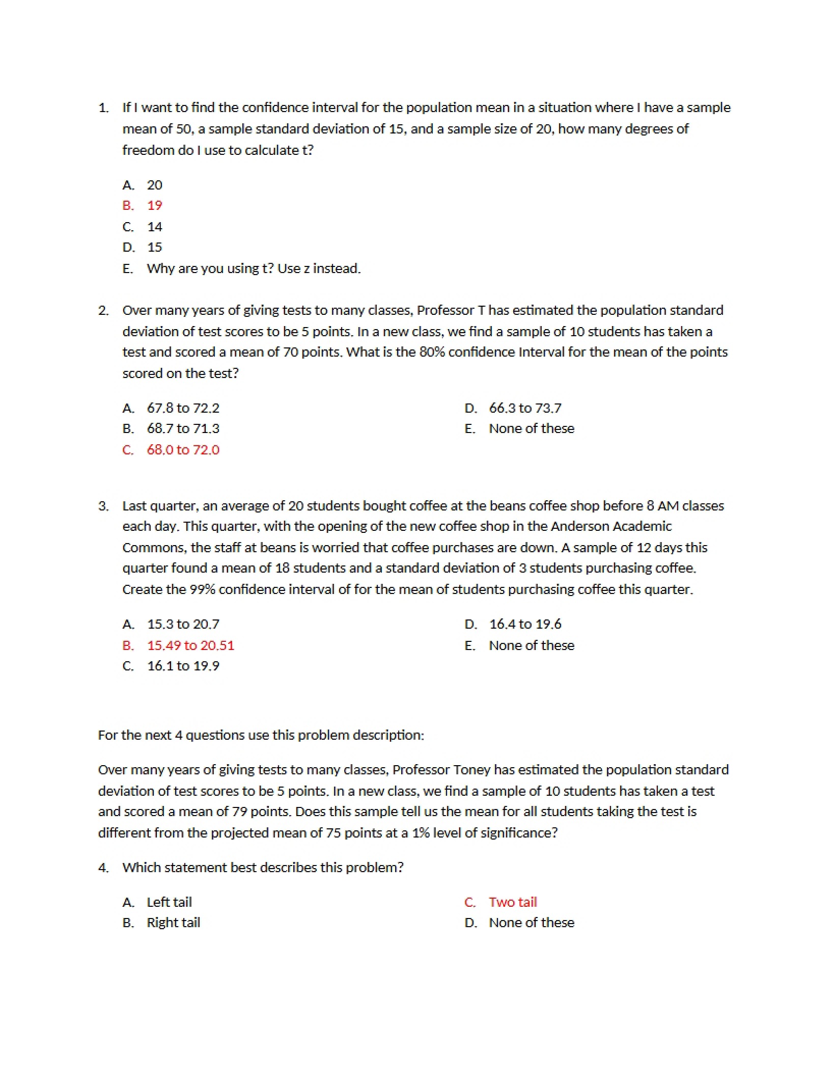 Analytics II Examination