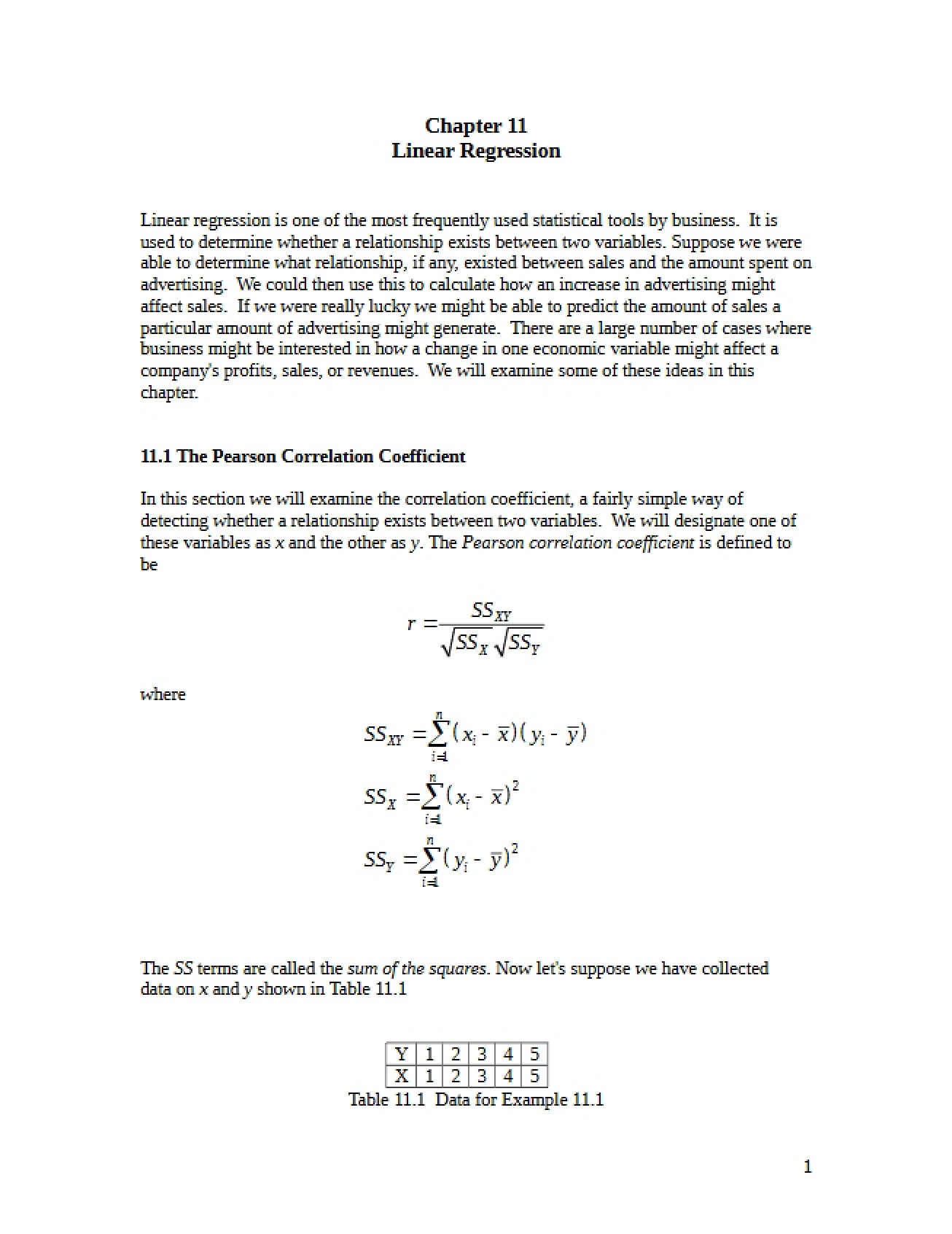 Regression Analysis Linear Models