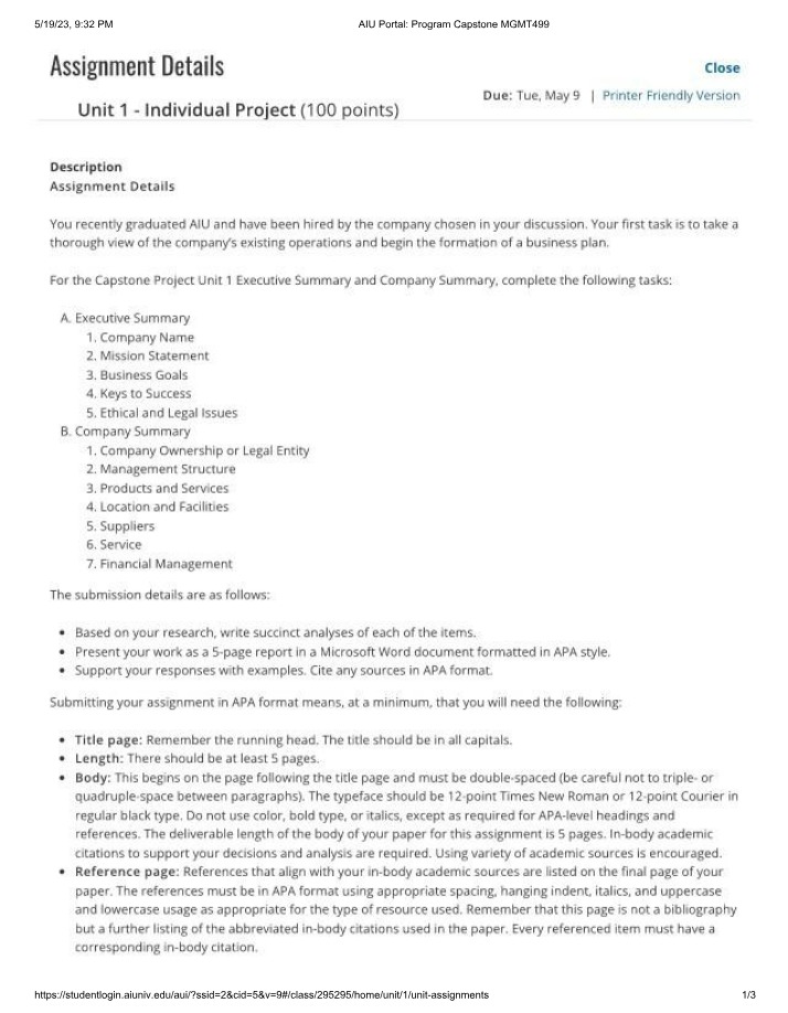 Forming a Business Plan - Key Steps