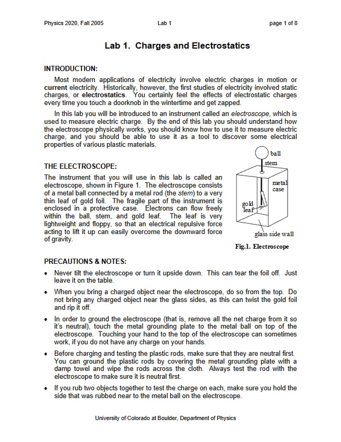 Second Look at Charges and Electrostatics