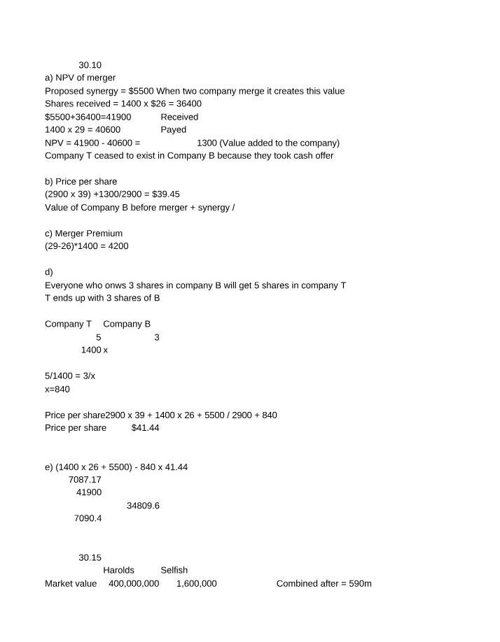 IAF640 Business Case 1 - Chapter Notes
