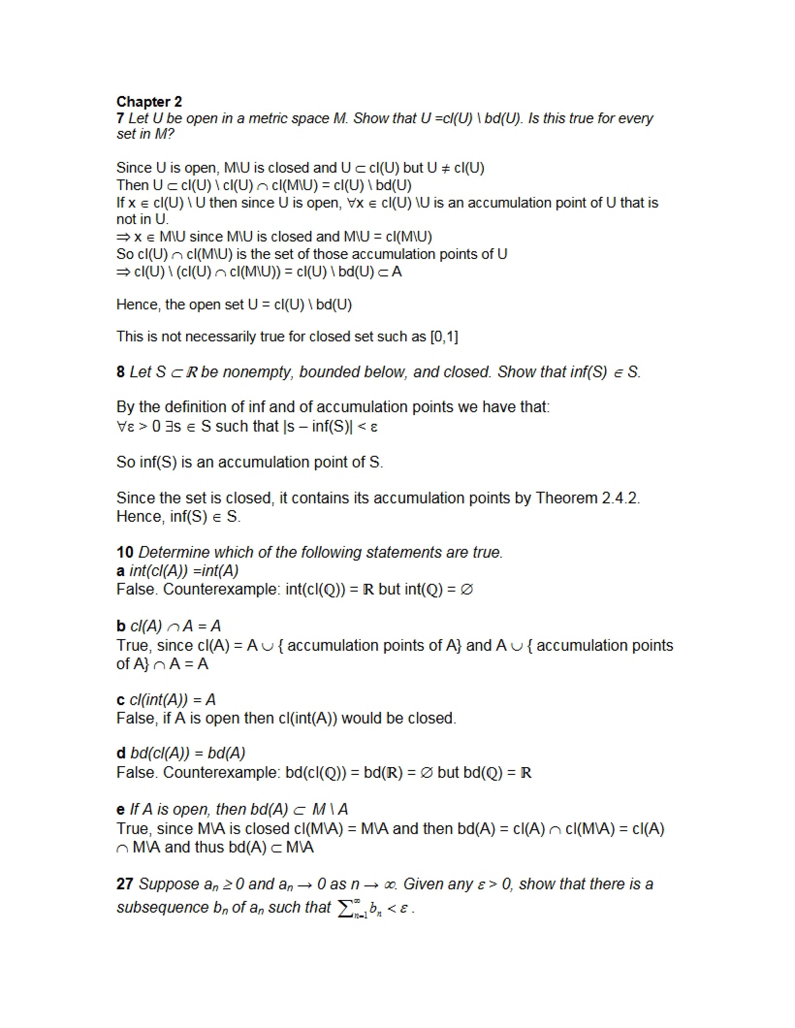 Notes for Math 1530