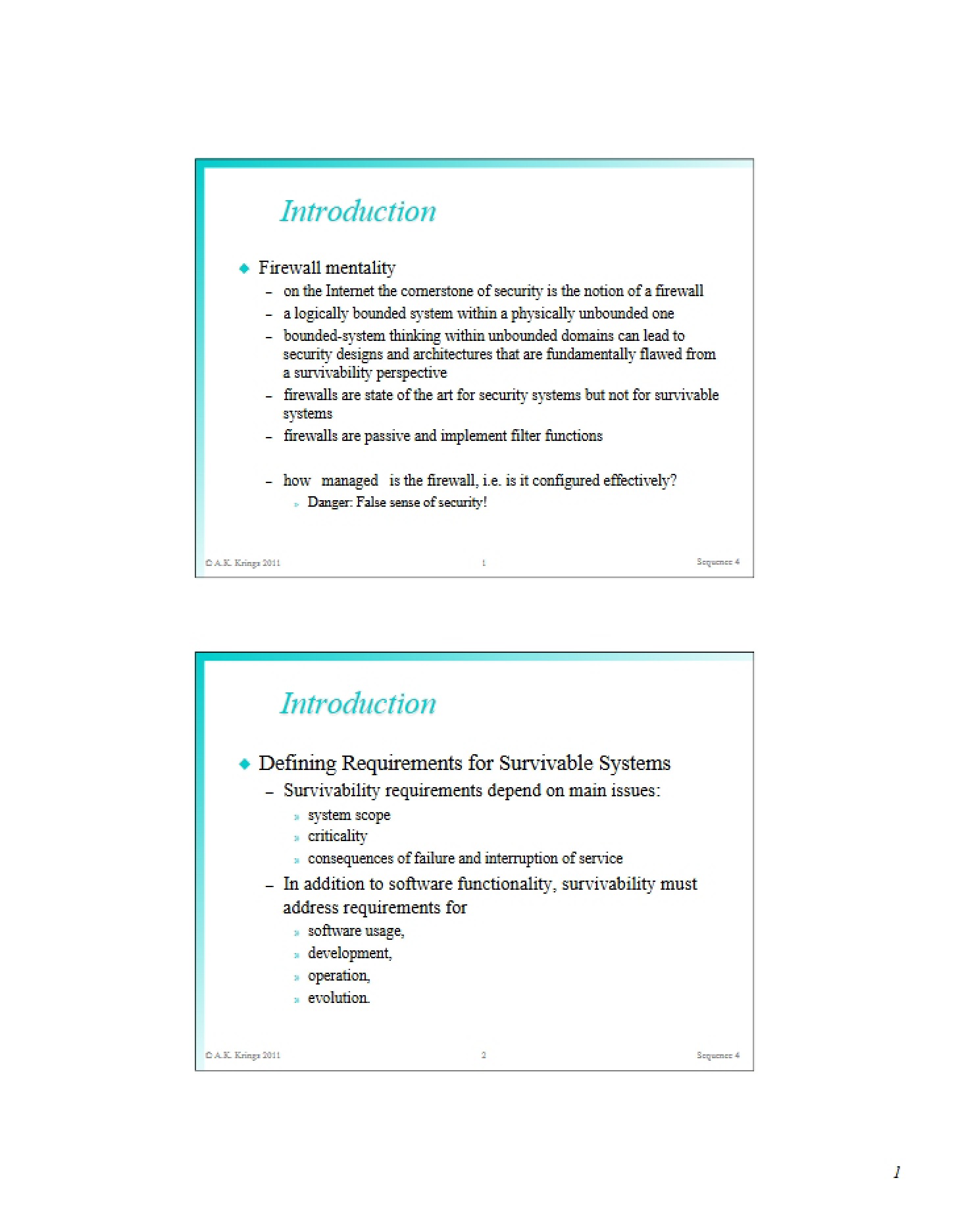 Preliminary Introduction