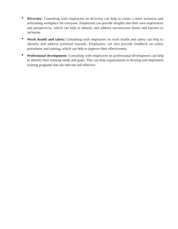 Notes on Employee Consulting