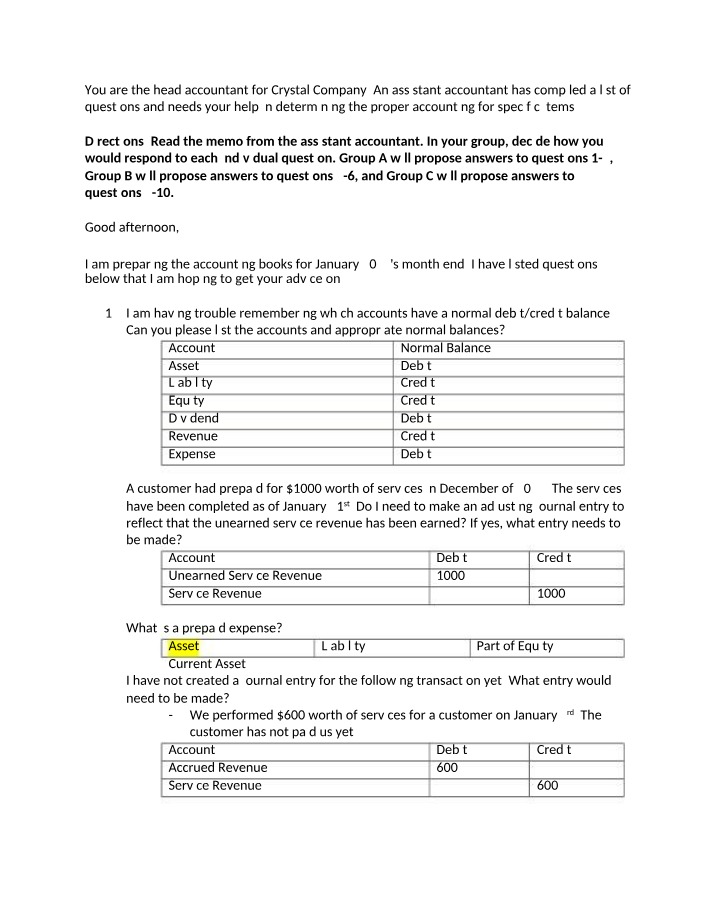 Accounting Basics - Answering Common Questions
