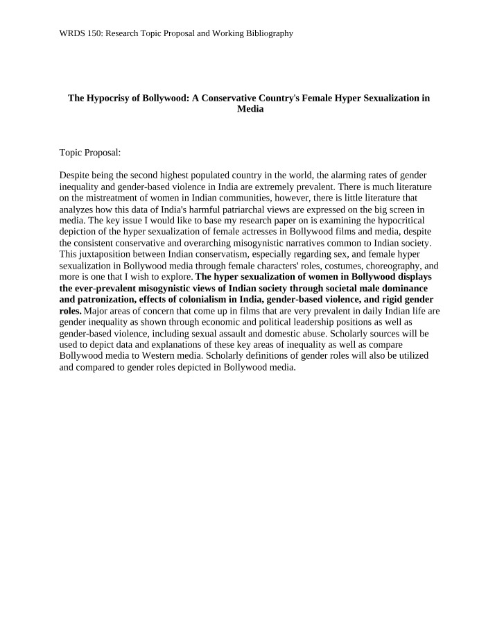 WRDS150 - Research Proposal