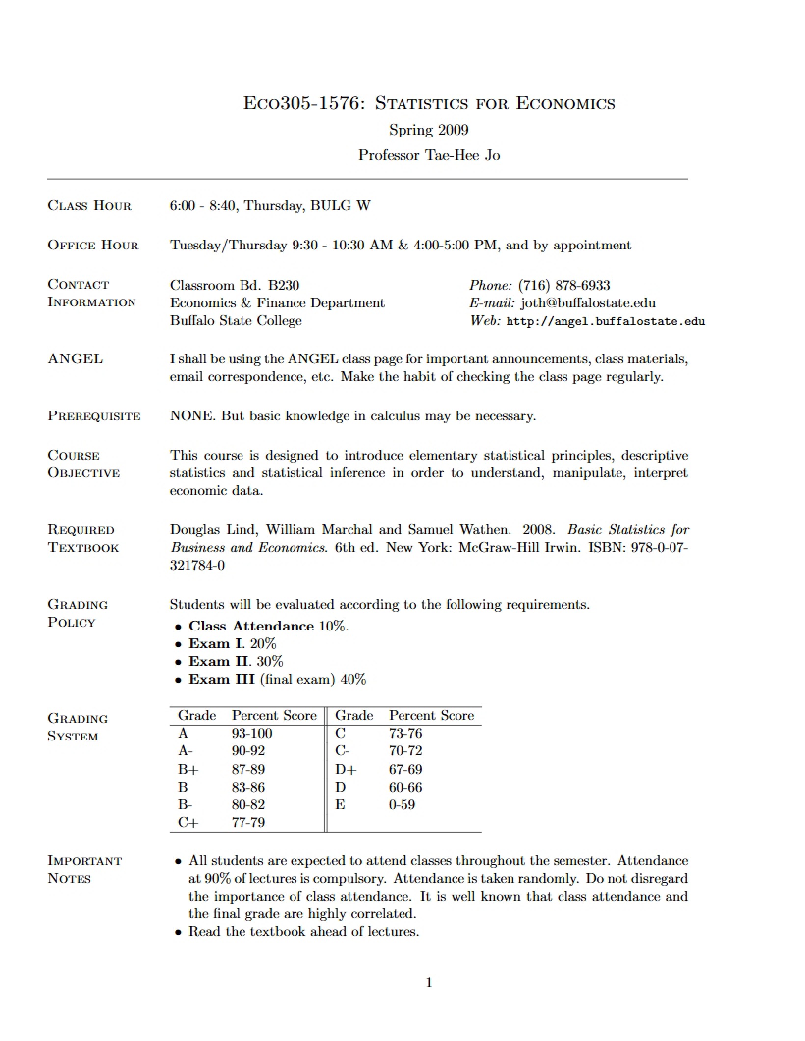 Non-Cumulative Exam Policy