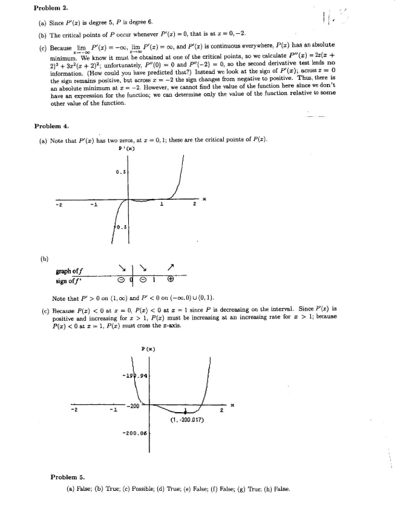 Functions and Calculus Problem 2
