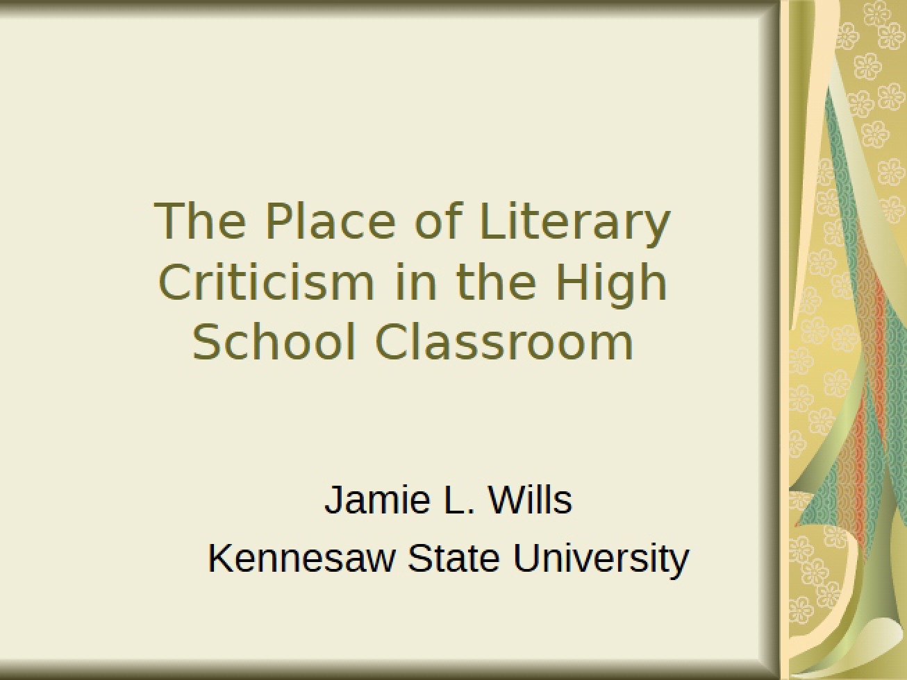 Role and Importance of Literary Criticism
