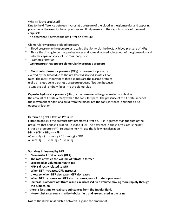 Nephron Part 6 Study Notes